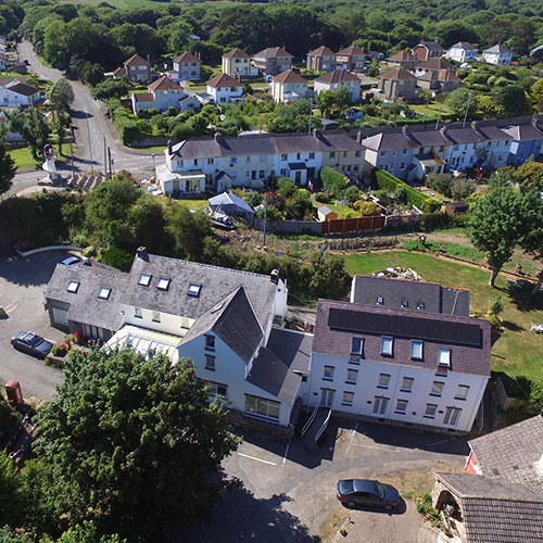 Aerial view of Ivybridge Guesthouse